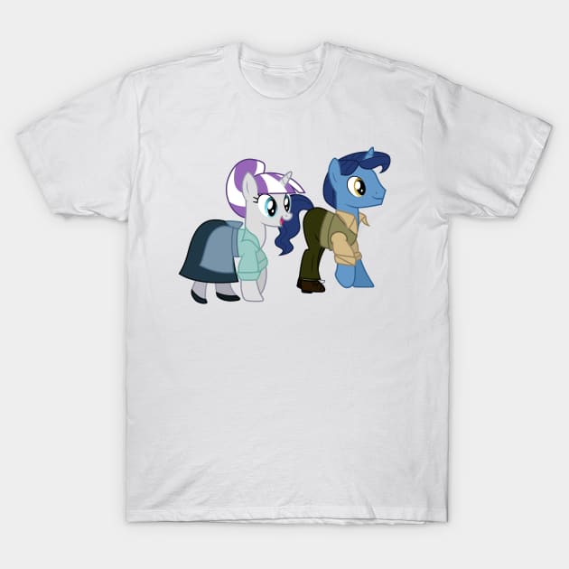 Twilight Velvet as Anita and Night Light as Roger T-Shirt by CloudyGlow